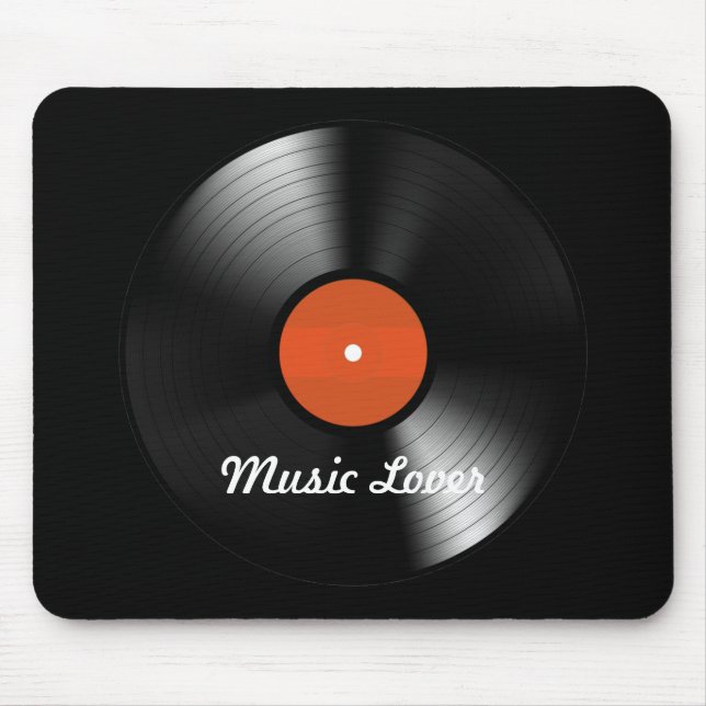Vinyl Record Mousepad (Vorne)
