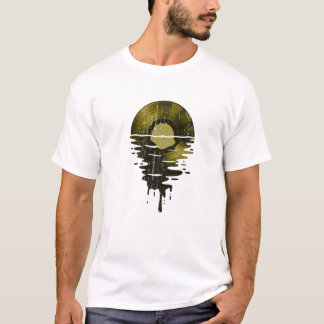 Vinyl Record Music LP Classic 80er Sunset T-Shirt