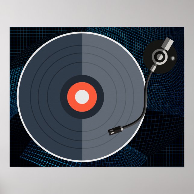 Vinyl Record Poster (Vorne)