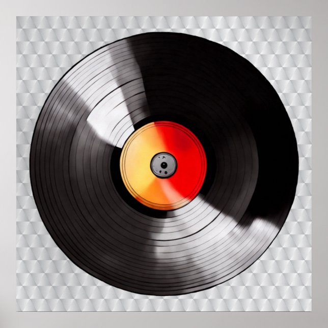 Vinyl Record Poster (Vorne)