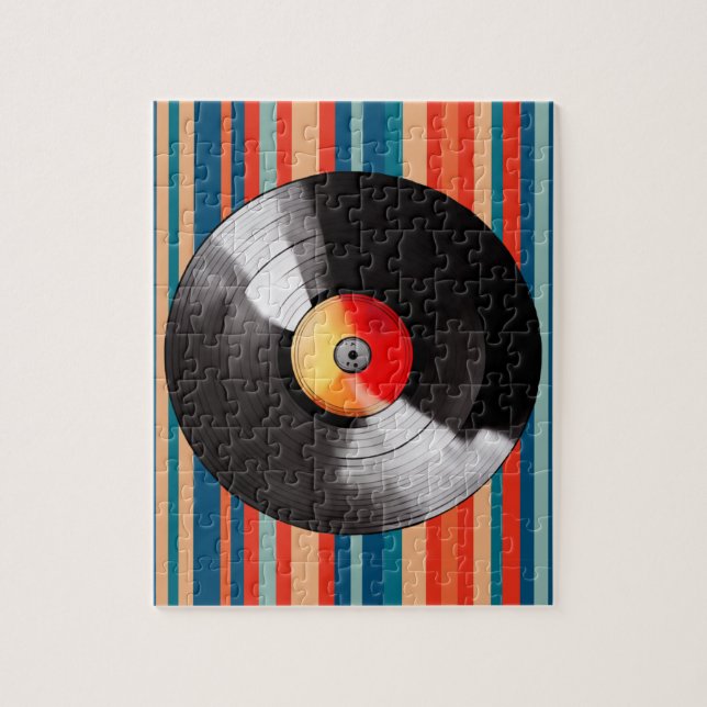 Vinyl Record Puzzle (Vertikal)