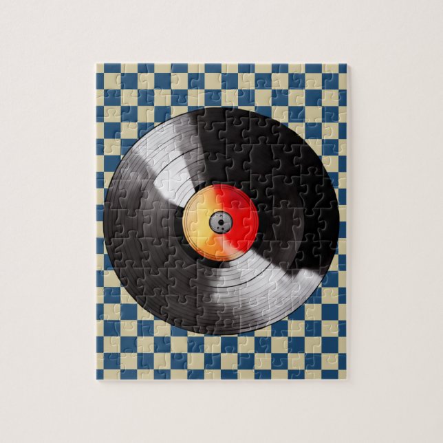 Vinyl Record Puzzle (Vertikal)