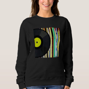 Vinyl Record Sammlung Vinyl Album Sweatshirt