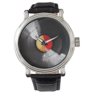 Vinyl Record Watch Armbanduhr