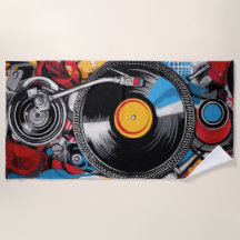 Vinyl-Schallplatten-Plattenspieler DJ-Kunst
