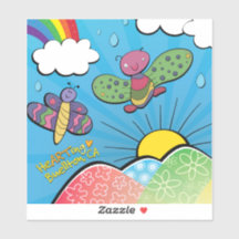Vinyl Sticker - Love the Rain - Buellton.Art