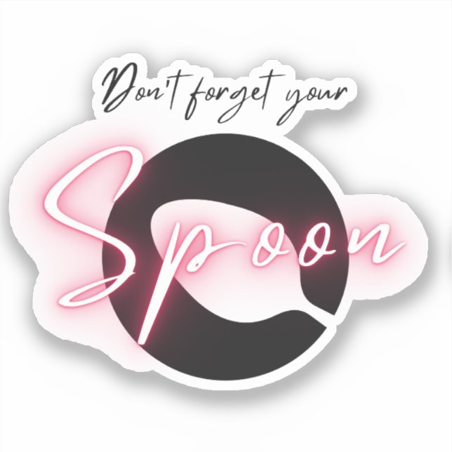 Vinyl Sticker - neues Spoonie-Sister-Logo (Vorderseite)
