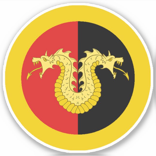 Vinyl-Sticker von SCA Dragon Aufkleber (Vorderseite)