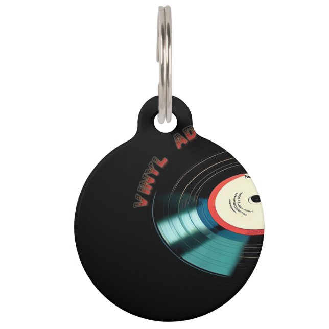 Vinyl-süchtige T - Shirt-Schneidplatte Haustiermarke (Vorderseite)
