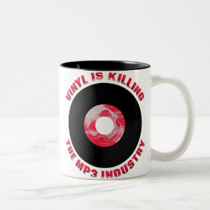 Vinyl tötet die Tasse der Industrie-MP3
