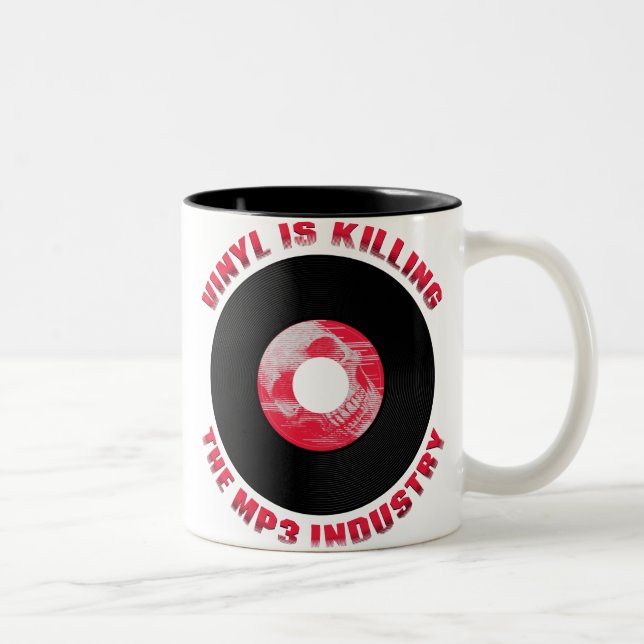 Vinyl tötet die Tasse der MP3-Industrie (Rechts)