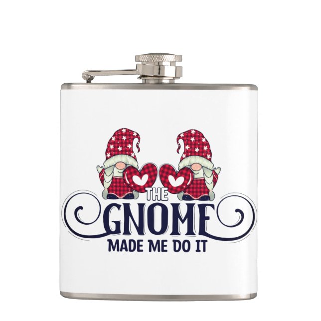 Vinyl ummantelte Flasche, 6 oz. Flachmann (Vorderseite)