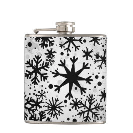 Vinyl umwickelte Weihnachtsflasche Flachmann