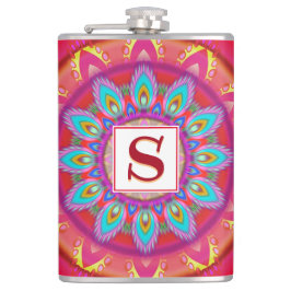 Vinyl verpackt Custom angesagt Flask Psychedelia Flachmann