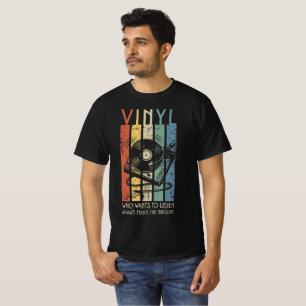 Vinyl Vibes – Findet immer die richtige Groove Ret T-Shirt