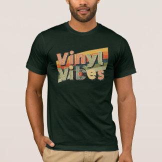 Vinyl Vibes T - Shirt | Auflistung der Datensätze