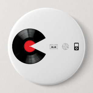 VINYL VILLAIN isst ALLES Button