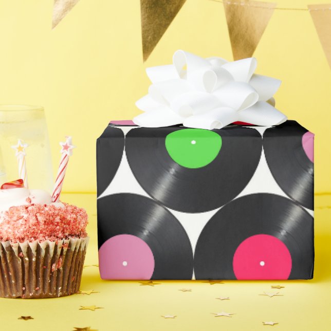 Vinyl Weihnachtswrapping Paper Geschenkpapier (Geburtstagsparty)