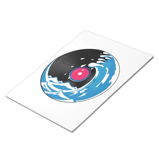 Vinyl-Welle Notizblock (angewinkelt)