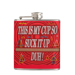 Vinyl Wrapped Flask Flachmann