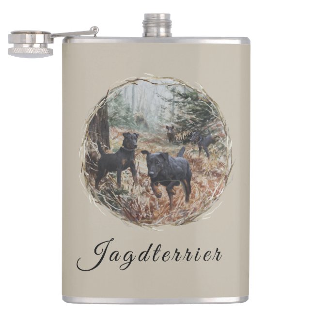 Vinyl Wrapped Flask Flachmann (Geöffnet)