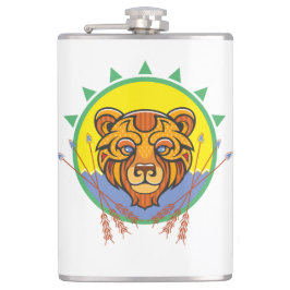 Vinyl Wrapped Flask Flachmann