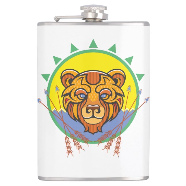 Vinyl Wrapped Flask Flachmann (Vorderseite)