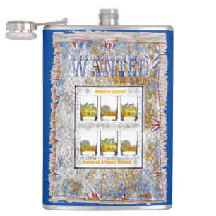 Vinyl Wrapped Flask Flachmann