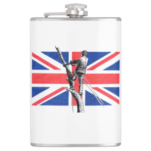 Vinyl Wrapped Flask Flachmann
