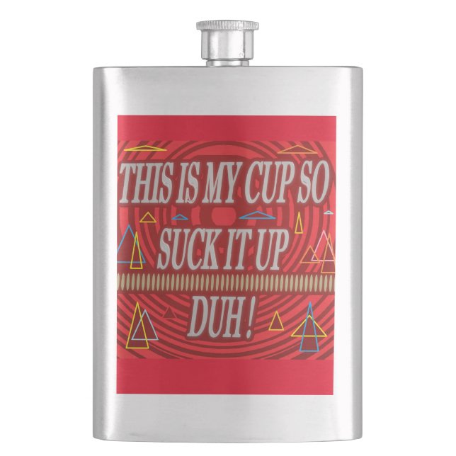 Vinyl Wrapped Flask Flachmann (Vorderseite)