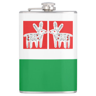 Vinyl Wrapped Flask Flachmann