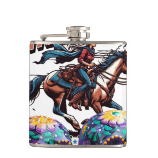 Vinyl Wrapped Flask Flachmann