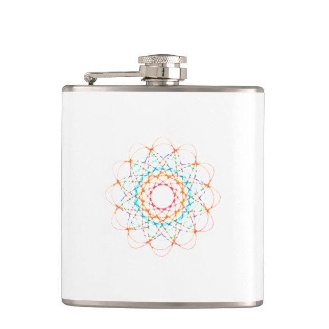 Vinyl Wrapped Flask Style Design Flachmann (Vorderseite)