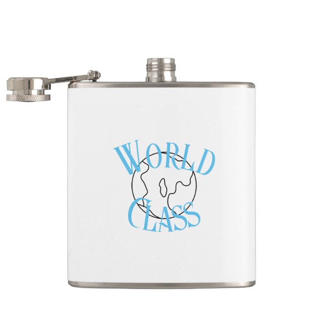 Vinyl Wrapped Flask World Class Flachmann (Geöffnet)