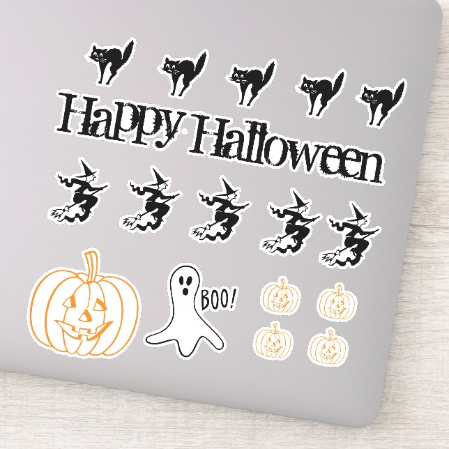 Vinylaufkleber - Halloween-Thema 1 Aufkleber (Detail)