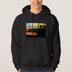 Vinylaufzeichnung auf Turntable Hoodie
