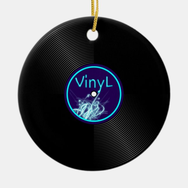 Vinylaufzeichnung LP-Album 33 Keramik Ornament (Vorne)