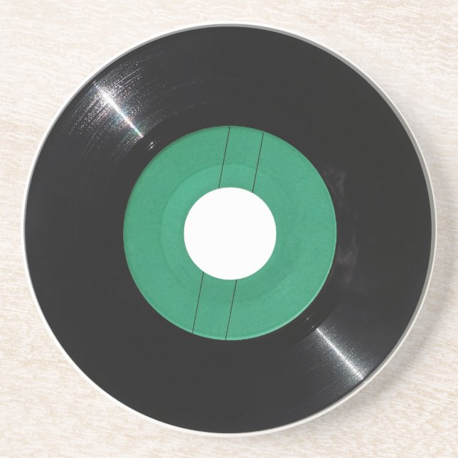 Vinylaufzeichnung transparentes png getränkeuntersetzer (Vorne)