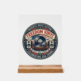 Vinyle de la liberté Patriotique Disque vinyle pat