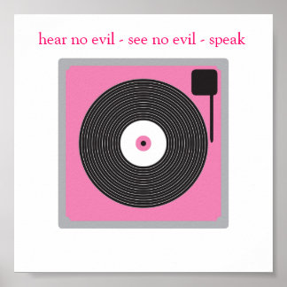 Vinyle-Eye-Poster Poster