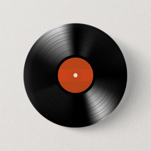 Vinyle Record Button