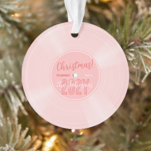 Vinyle rose amusant Musique Noël Photo