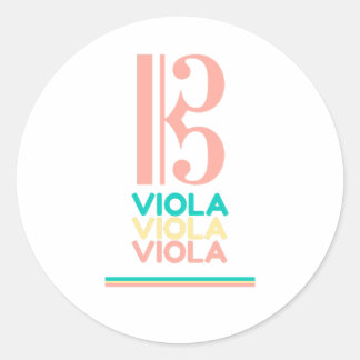 Viola Alto Clef Sticker
