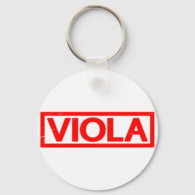 Viola Briefmarke Schlüsselanhänger (Vorderseite)