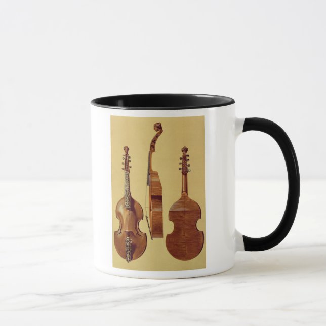 Viola d'Amore, 18. Jahrhundert, von 'musikalischem Tasse (Rechts)