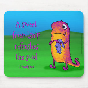 Viola das Monster, w/quote mousepad