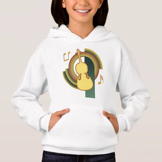 Viola Deco1 Hoodie (Vorderseite)