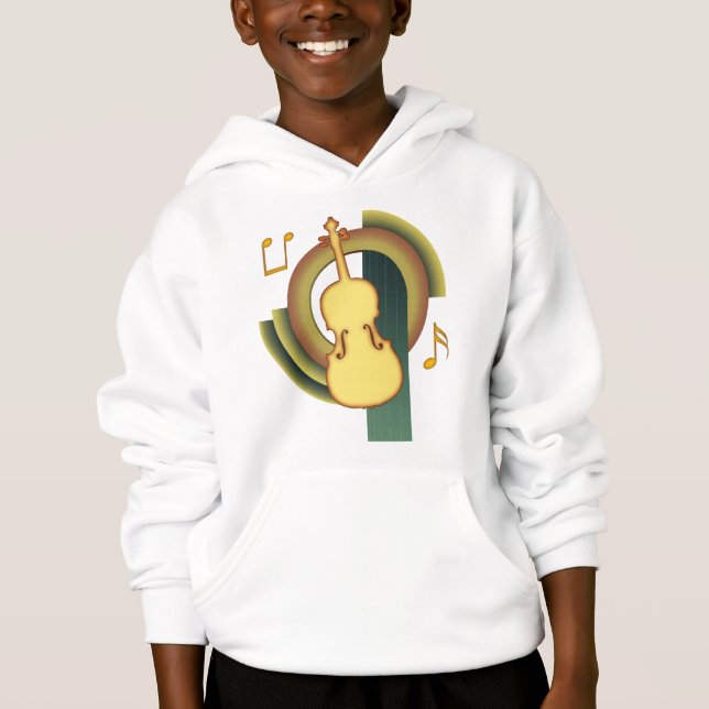 Viola Deco1 Hoodie (Vorderseite)