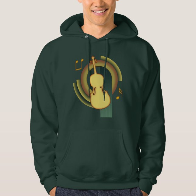 Viola Deco1 Hoodie (Vorderseite)