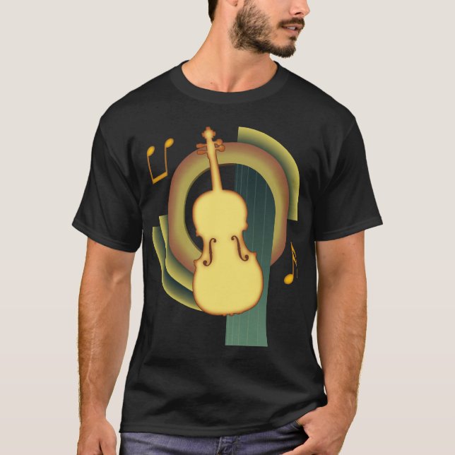 Viola Deco1 T-Shirt (Vorderseite)